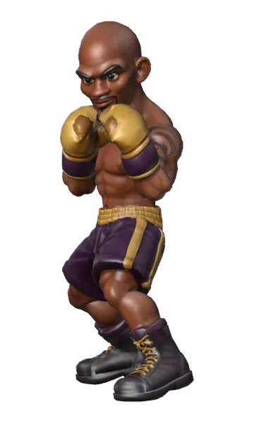 Darius Stone with gold gloves