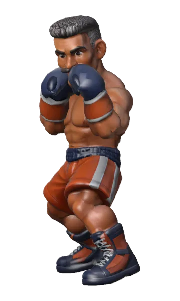 Leon Flint in boxing stance