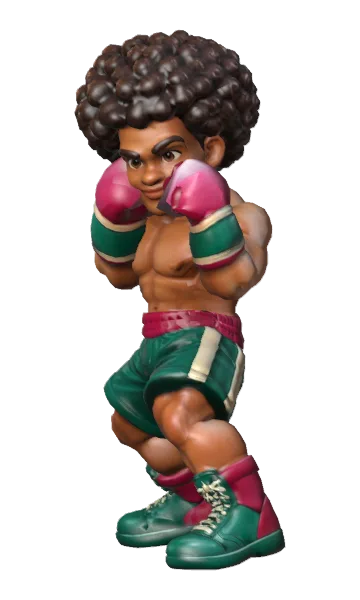 Jules Rhythm in boxing stance