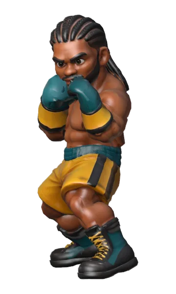 Andre Anchor in boxing stance