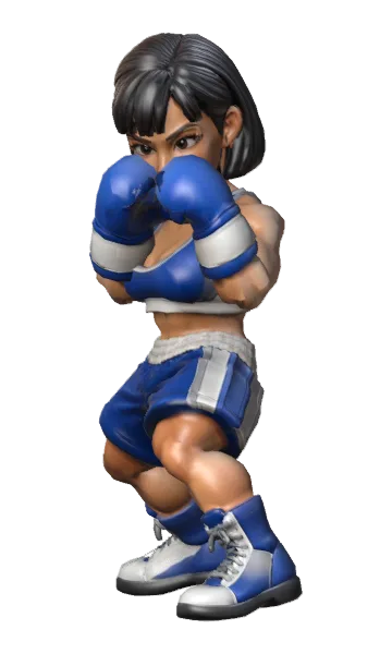 Alex Blue in boxing stance