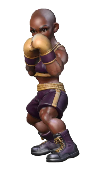 Morgan Gold in boxing stance