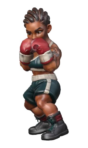 Taylor Edge in boxing stance